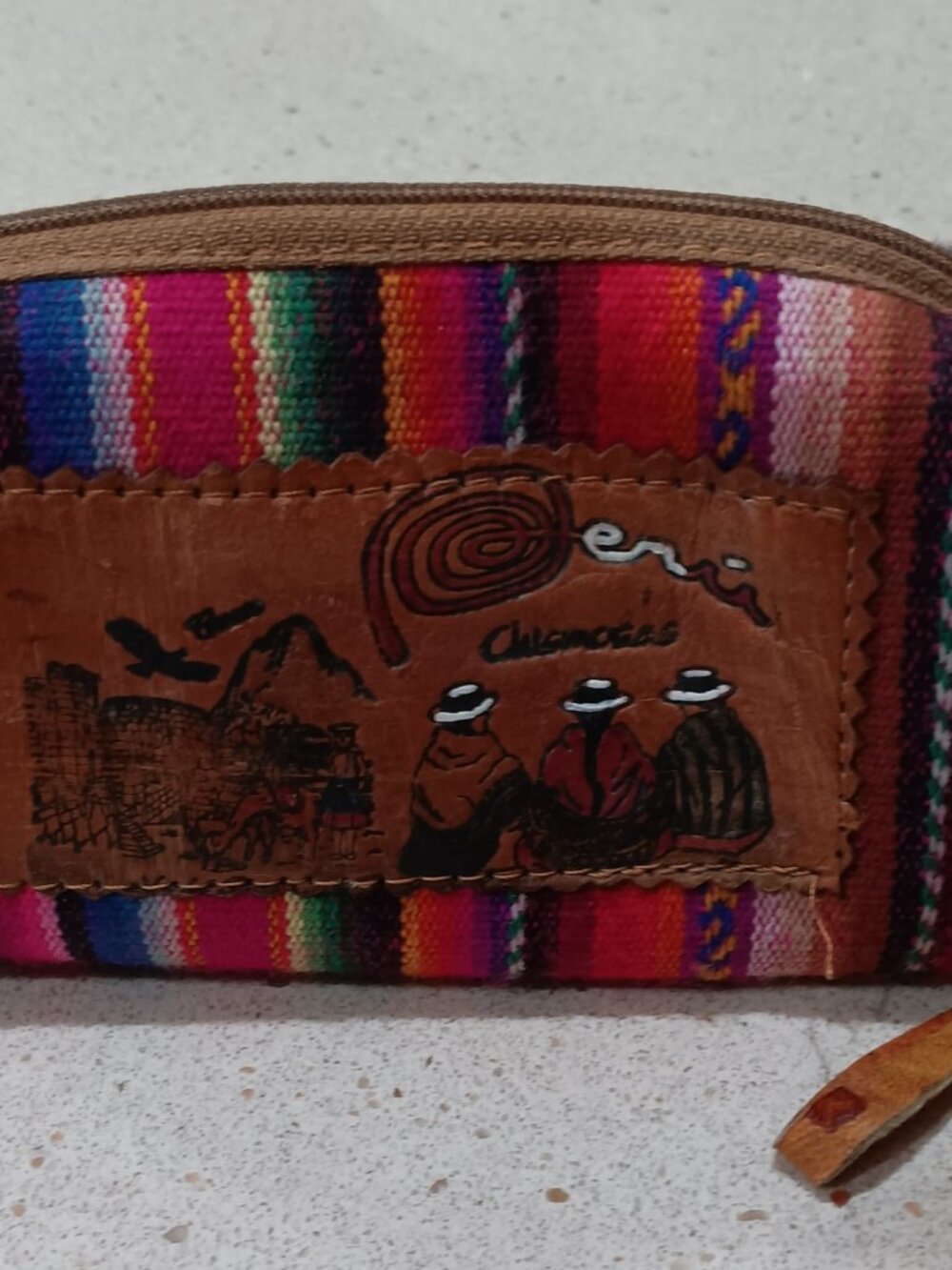 Handcrafted Andean cosmetic or coin pouch ~ Peru